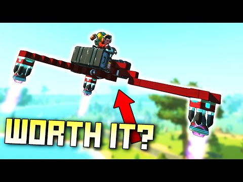 I FINALLY Built a Survival Flyer. Was it Worth it? - Scrap Mechanic Survival Mode [SMS 74]