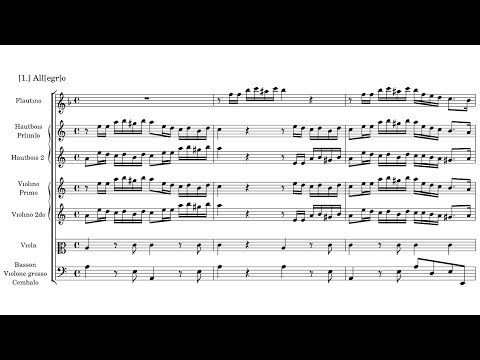 Charles Dieupart - Concerto in A minor