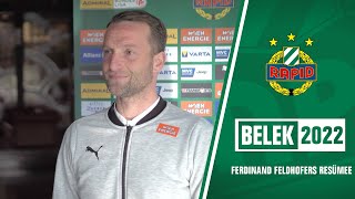 Ferdinand Feldhofer zieht Bilanz über das Trainingslager (Belek 2022)