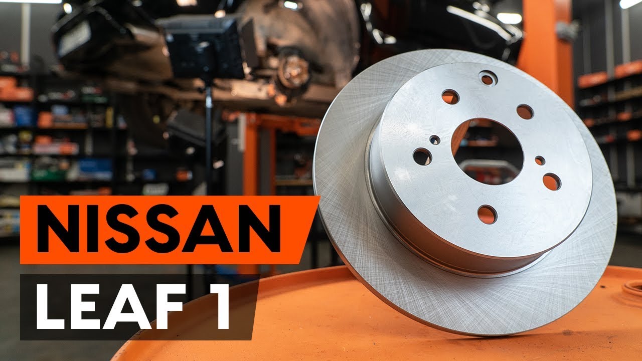Kako zamenjati avtodel zavorni diski zadaj na avtu Nissan Leaf ZE0 – vodnik menjave