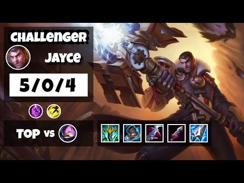 Jayce vs Kennen EU Challenger TOP (5/0/4) - v11.10