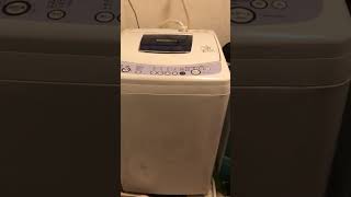家の洗濯機が暴走した