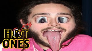 Post Malone is ABSOLUTELY FURIOUS in this Hot Ones interview