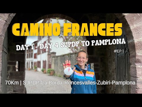 Camino Frances: Day 1 to Day 4 - Saint Jean to Pamplona | Walking the Camino de Santiago
