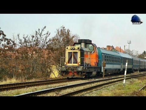 Torpila 82-0561-9 Demareaza cu Trenul International "Harghita" din Gara Oradea - 15 January 2015