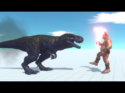 RAINBOW TREX vs EVERY UNIT - Animal Revolt Battle Simulator