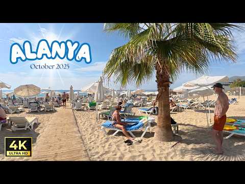 Alanya Cable Car, Cleopatra Beach and Damlatas Tour | Antalya Turkey | October 20, 2025 [4K HD]