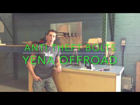 Anti Theft Light Bar Bolts Install STOP LED Light Bar Theft!