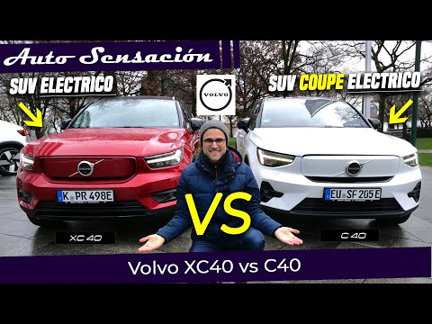 Volvo C40 recharge vs Volvo XC40 2022 . Comparamos los SUV eléctricos del fabricante Sueco.
