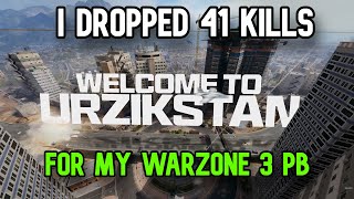 I Dropped 41 Kills In Warzone 3 Urzikstan....