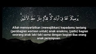 Download lagu Surat Annisa 11-12|  بصوت القاري فتح الخير mp3