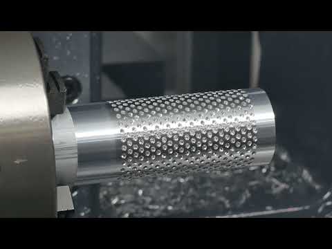CNC Mill-Turn 600 holes with SwissMak