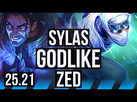 SYLAS vs ZED (MID) | 11/1/9, Godlike | EUW Master | 25.21
