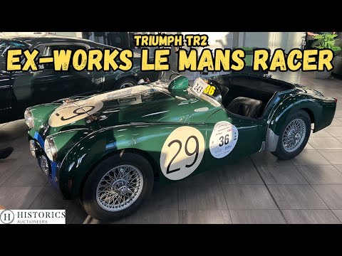 Le-Mans-Werks-Triumph! Triumph TR2 von 1955 – ehemalige Werksrennmaschine mit 24-Stunden-Geschich...