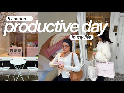 A DAY IN MY LIFE🎀🪽🧁*london edition* matcha run, shopping, cafe date, dinner night, etc..