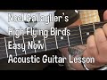 Noel Gallagher’s High Flying Birds-Easy Now-Acoustic Guitar Lesson.