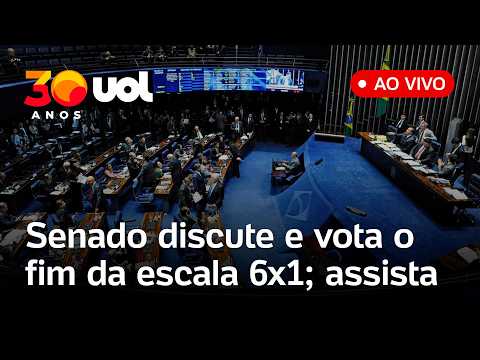 Fim da escala 6×1: Senado discute e vota PEC que reduz a jornada de trabalho; assista ao vivo