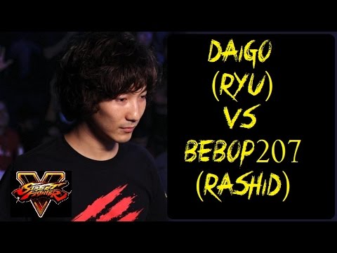 Street Fighter V DAIGO (RYU) VS BEBOP207 (RASHID) RANKED MATCH - VER 1.01 HD