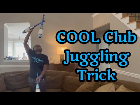 COOL 3 Club Juggling Trick | Hit a Club while Juggling! | Beginner Club Juggling Tricks