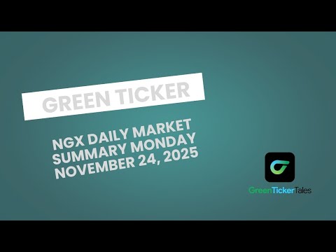 Greenticker NGX Daily Market Summary November 24, 2025