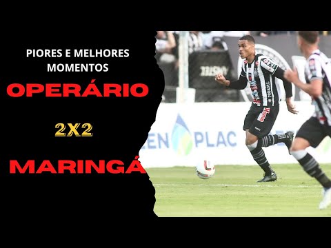 FECHOU O PAU!!! FUTEBOL + UFC - OPERÁRIO 2X2 MARINGÁ - 5ª RODADA - PARANAENSE 2023