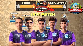 Our Last Chance to Qualify against World Finalist in Clash of Clans