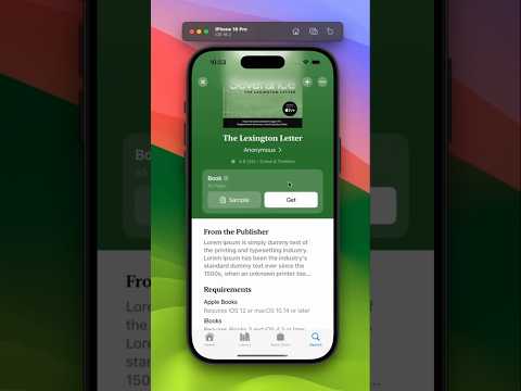 Let’s recreate Apple Book Scroll Animation using SwiftUI | #apple #ios #design #ui thumbnail