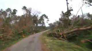 preview picture of video 'Une dizaine de jours après la tempête KLAUS du 24 janvier 2009 sur la commune de Lit et Mixe'