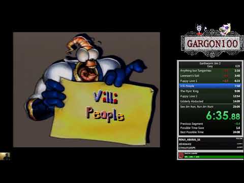 Earthworm Jim 2 SNES Easy PB 24:50