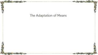 Grade - The Adaptation of Means Lyrics