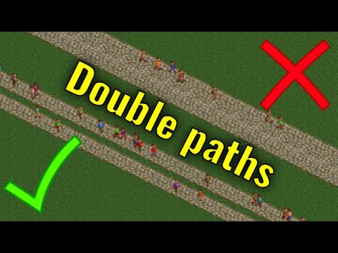 How to Build Functioning Double Paths in RCT2