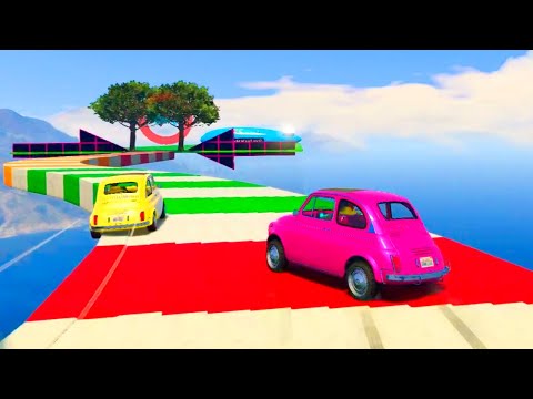 Carrera TROLL vs HERMANO 😂!!! Coches Cara a Cara   GTA 5 Online con TEKENDO