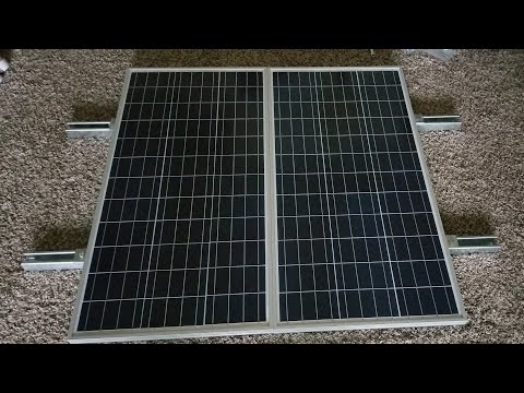 UNISTRUT SOLAR PANEL MOUNT: How to install solar panels Using Unistrut/Superstrut