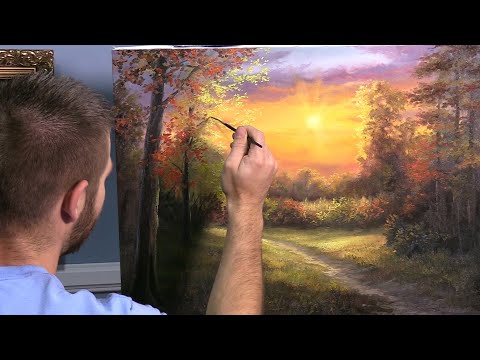 Forest at Sunset | Paint with Kevin ®