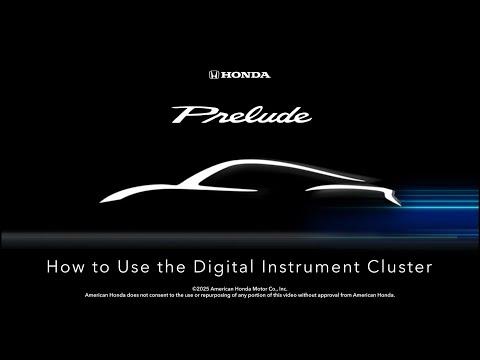 The All-New Prelude: How to Use the Digital Instrument Cluster
