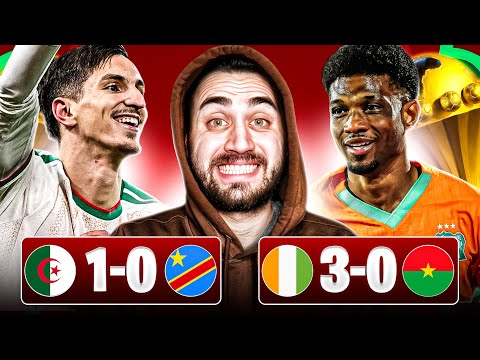 Algeria Late Winner vs DR Congo | Cote d'Ivoire Destroy Burkina Faso | AFCON RECAP