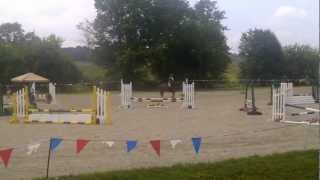 preview picture of video 'Full Moon Farm 2012 Aloha Horse Trials - Sarah Waters / Georgie's Girl - Stadium Jumping'