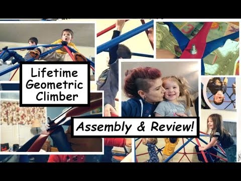 Lifetime Geometric Dome Climber!! 5' x 10' Geo Dome INDOOR Assembly & Review!!