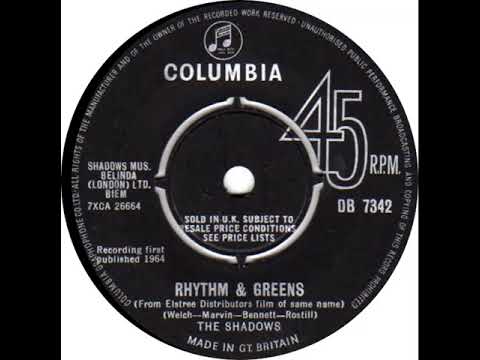 UK New Entry 1964 (189) The Shadows - Rhythm And Greens