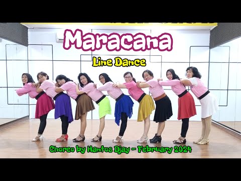 Maracana Line Dance - Choreo @hantosdjay - Erma Gombong