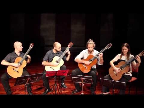 Perth Guitar Quartet performs a sample of works by Duncan Gardiner