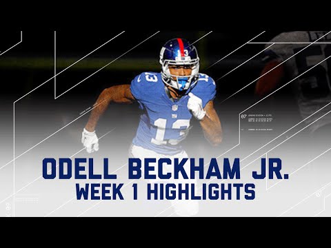 Odell Beckham Jr. Highlights | Giants vs. Cowboys | NFL Week 1 Player Highlights