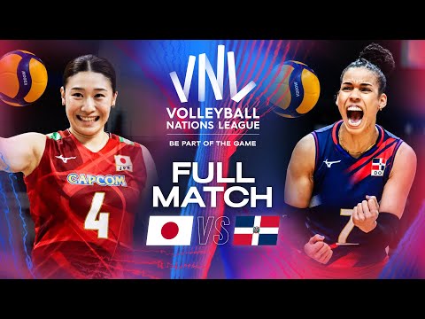 Japan 🇯🇵 vs. Dominican Republic 🇩🇴 - VNL 2024 | Full Match - Week 2