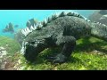 Swimming Marine Iguanas Galapagos BBC Earth
