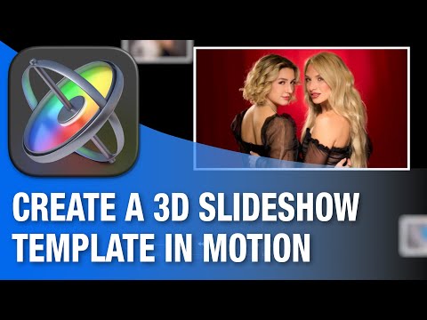 Create a 3D Slideshow Template with Motion for use in Final Cut