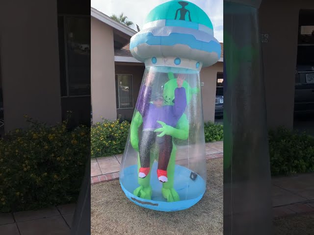 Vídeo relacionado con Morph Disfraz Alien Hinchable Adulto, Disfraces Extraterrestre Inflable, Traje Marciano, Disfraz Halloween y Carnaval