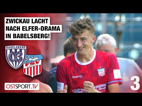 Zwickau lacht nach Elfer-Drama: Babelsberg 03 - FSV Zwickau | Regionalliga Nordost