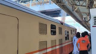 2025.10.25 6220次 南方公園專列 彰化站 PBK10501電源車 B機啟動