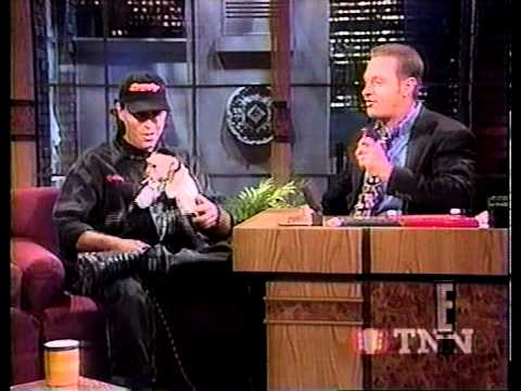 Monkey with a Dum Dum lollipop on Talk Soup with John Henson