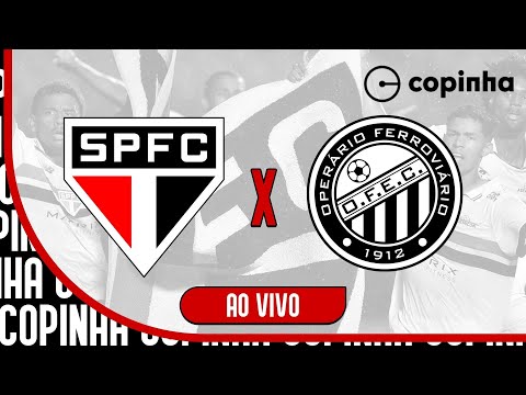 São Paulo 5 x 1 Operário-PR (Direto de Sorocaba) - Copinha 2026: Jornada Arqubancada Tricolor
